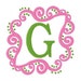 Monogram Machine Embroidery Design Set, Swirls, Machine Embroidery Monogram Font, machine embroidery designs, monogram // Joyful Stitches