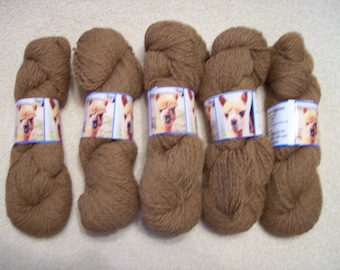 Alpaca Yarn - Toffee and Hadassa (2 ply worsted weight)