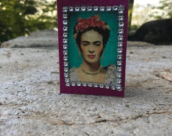 Sparkle Frida Kahlo Blank Card