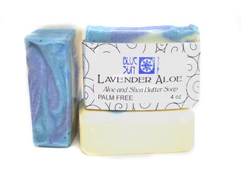 Lavender Aloe Shea Butter Soap - Lavender Soap - Cold Process Soap - Artisan Soap
