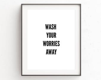 Funny Bathroom Art, Laundry Room Decor, Bathroom Print, Bathroom Wall Decor, Bathroom Decor, Bathroom Art, Kids Bathroom Art, Printable