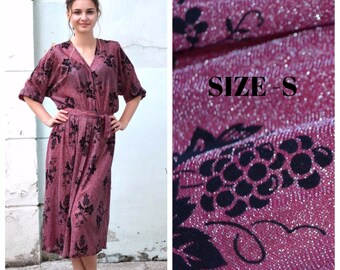 Cocktail Dress, Sequins Formal Dress, party holiday dress, maroon purple, wedding guest dress, maroon bridesmaid, grape pattern