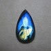 Labradorite cabochon Pear shape loose semi precious gemstone cabochon size 21 x 35 mm approx code 8737 wholesale gemstone