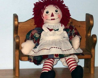 Raggedy Ann in Burgundy