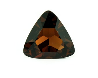 Swarovski elements triangle 23 mm * 23 mm Smoked Topaz