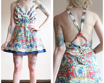 1930s Playsuit // Rochelle Royal Playsuit // vintage 30s playsuit