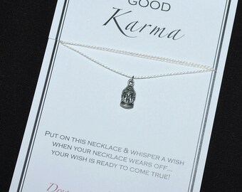 Good Karma Buddha Wish Necklace - Buy 3 Items, Get 1 Free