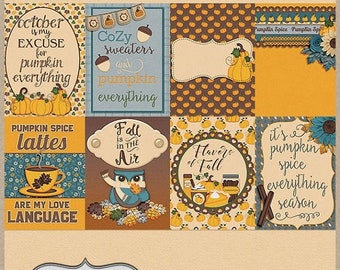 On sale 50% off Flavors of Fall Journal/Pocket Cards