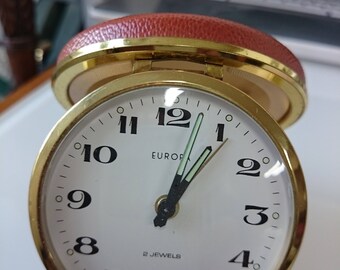Vintage Alarm Clock EUROPE Mechanical Made in Germany