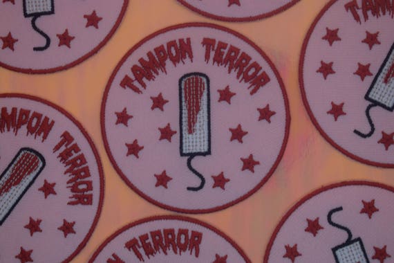 Tampon Terror Club Iron on Patch