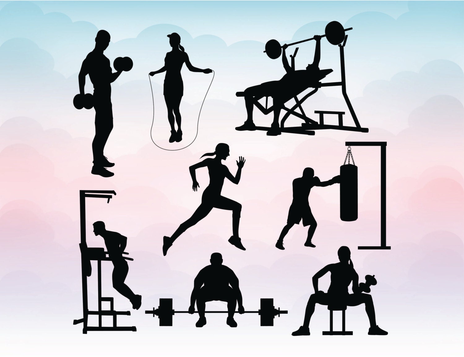 Спортзал графика. Силуэты в спортивном зале. Спортзал силуэт. Спортивные силуэты людей. Спортзал рисунок.