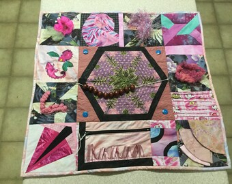 Handmade fidget lap quilt Dementia, Alzheimer’s, Anxiety