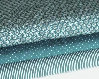 Fabric teal 3 fabric 50 x 145 cm