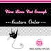 Personalization Services - Add a Name, Age, or Special Message to an Item