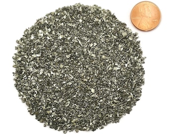 Crushed Pyrite or Fool's Gold, Medium, 1 Ounce