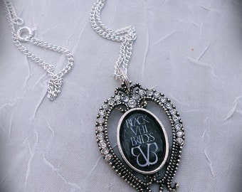 BLACK VEIL BRIDES Rhinestone Necklace