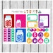 Weekly sticker set - jars of hearts - planner stickers