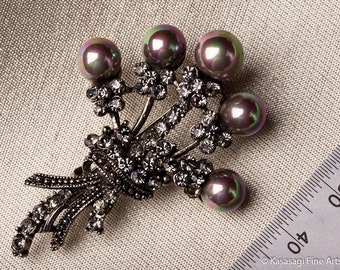 Vintage Clark & Coombs Marcasite Brooch