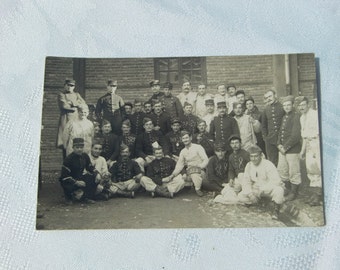 1918 french military Postcard, Military Correspondence, first world war postcard, hospital postcard