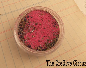 Ice Resin Iced Enamel Relique Powder in Raspberry, Susan Lenart Kazmer, Art Mechanique, Cold Enameling
