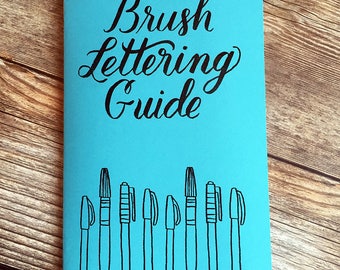 Brush Lettering Guide Traveler's Notebook Insert