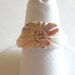 Carved Shell Ring Size 6.75 Pink Starburst Old Stock Free Shipping