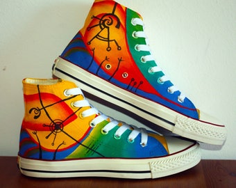 SPROUT, Custom Shoes, Handpainted Shoes, Customized Converse, Custom Converse, Sneakers, Painted Converse, Custom Kicks, Custom Sneakers