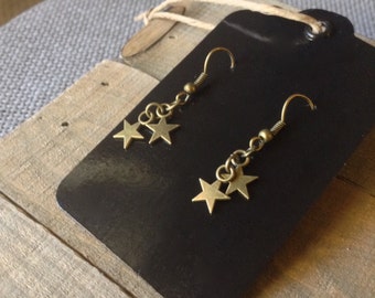 Earrings | Oxidized Brass