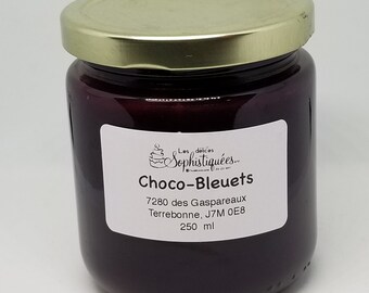 Confiture choco-bleuets