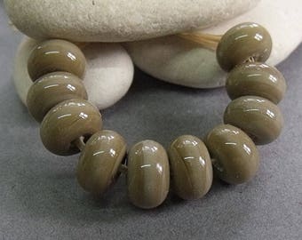 Ash, Lampwork Spacer Beads, SRA, UK