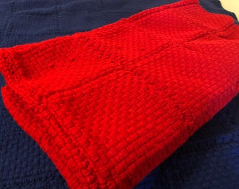Red Lap Blanket - 46" x 46"