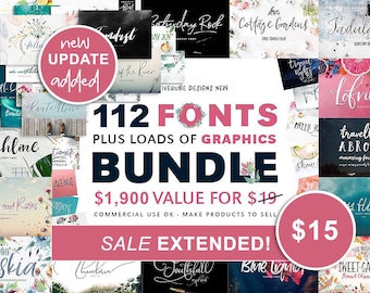 99% OFF, Fonts Bundle, Watercolor Clip Art, Digital Fonts, Wedding Font, Digital Paper, Script Font, Calligraphy Fonts