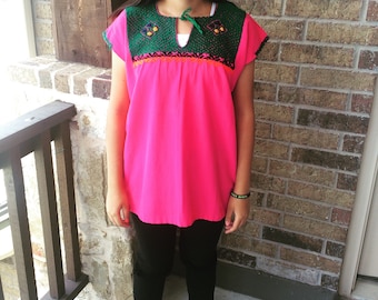 S-M Embroidered Mexican shirt