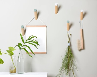 Wall Hooks, Coat Hooks, entryway wall pegs, modern hooks WH-06