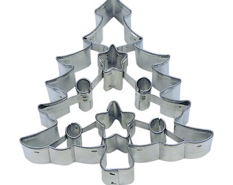 TREE COOKIE CUTTER 3" W/Cutouts