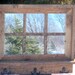 Custom Made Barnwood Framed Mirror with 6 panes