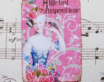 Marie Antoinette Gift Tags A Little Bird Whispered