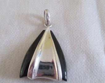 Silver Pendant and resin