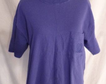 Vintage 80s 90s Calvin Klein Sport Blue T-shirt Sz M