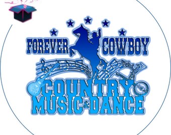 1 cabochon clear 25 mm country theme