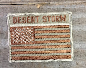 Desert Storm Flag Patch- Free Shipping