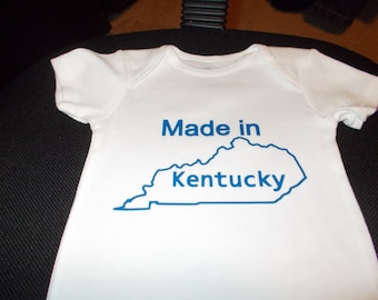 Made in your choice of State Onesie! NEW!! Cute!!