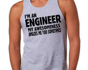 Engineer Tank Top Funny Gift For Engineer Occupation Profession Tank Top