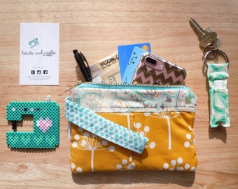 Wristlet, clutch, Iphone Wallet