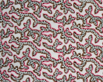 Robert Kaufman Darlene Zimmerman Fabric, 9265-14 Natural Coral, Amalie by Darlene Zimmerman for Robert Kaufman