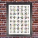 Original Marvel Comic Superhero Print Geek Nerd Pixel Art Gift Spiderman Avengers Thor Ironman Christmas Gift