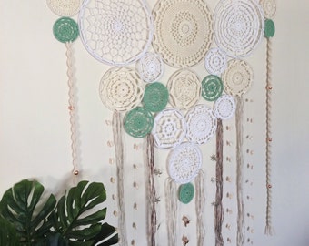 Crochet Dream Catcher Wall Hanging