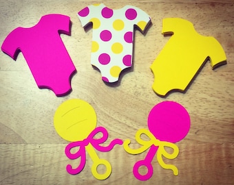 Onesies & Rattles Combination Pack (Assortment for Girls)