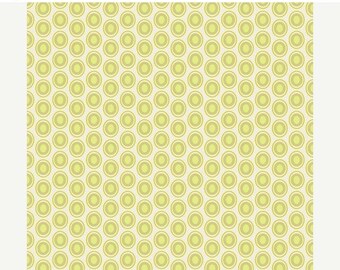 40% OFF SALE - Oval Elements in KEY Lime (Oe-909) - Pat Bravo - Art Gallery Fabrics - By the Yard