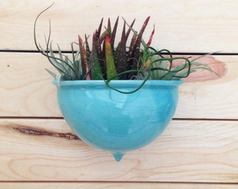 Hand Crafted Ceramic Succulent Wall Planter